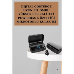 Mey İthalat® Yeni Nesil TWS Kablosuz Kulaklık Güçlü Batarya Yüksek Kalite Bluetooth 5.0 ANC Özelliği
