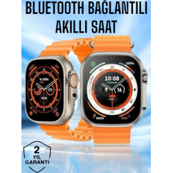 Mey İthalat® Yeni Nesil Ultra Akıllı Saat Titreşimli, Uyku & Sağlık Takibi, Çift Kordon