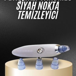 Mey İthalat® Yeni Nesil Vakumlu Pilli Siyah Nokta ve Yüz Temizleme Cihazı 4 Başlıklı