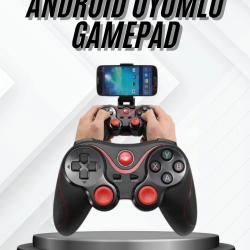 Mey İthalat® Yeni Nesil X3 Gamepad Android Uyumlu Telefon Tutucu Özellikli Joystick