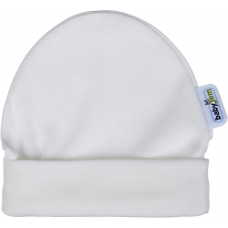 Mey İthalat®  Yenidoğan Bebe Şapka 397 Beyaz