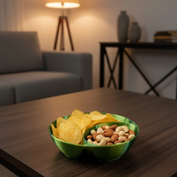 Mey İthalat® Yeşil Çerezlik Kase Seti 4 Adet 3x12 cm