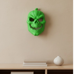 Mey İthalat® Yeşil Dekoratif Korku Maskesi Duvar Süsü