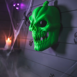 Mey İthalat® Yeşil Maske Dekor Ev ve Parti Süsleme Ürünü