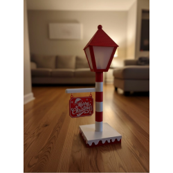 Mey İthalat® Yılbaşı Tabelalı Dekoratif Lamba Merry Christmas Işıklı Tasarım