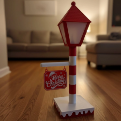 Mey İthalat® Yılbaşı Tabelalı Dekoratif Lamba Merry Christmas Işıklı Tasarım