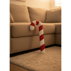 Mey İthalat® Yılbaşı Temalı Dekoratif Şeker Biblo Sıcak Salon Aksesuarı 13x34 cm