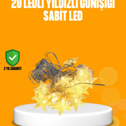 Mey İthalat® Yıldız Led Işık 5 Metre Dekoratif Aydınlatma Günışığı