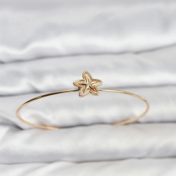 Mey İthalat® Yıldız Model Gold Renk Bileklik