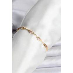 Mey İthalat® Yıldız Model Gold Renk Pirinç Bileklik