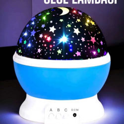 Mey İthalat® Yıldızlı Gökyüzü Projeksiyon Gece Lambası Hareketli Işık Şovu