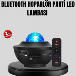 Mey İthalat® Yıldızlı Projektör Galaxy Efektli Ayarlanabilir Renkli Atmosfer Lambası