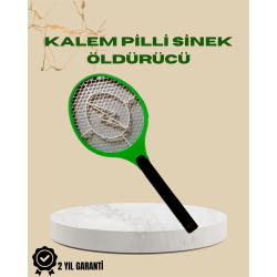 Mey İthalat® Yüksek Gerilimli Elektronik Sinek Öldürücü – Pil ile Çalışan, Güvenlik Izgaralı