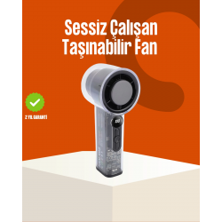 Mey İthalat® Yüksek Hızlı Şarjlı Fan | Kamp, Ofis ve Açık Hava İçin İdeal