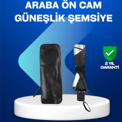 Mey İthalat® Yüksek Kaliteli Cam Elyaf İskeletli Araba Şemsiyesi – Tüm Araçlara Uygun