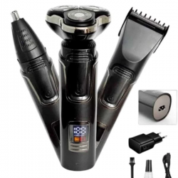 Mey İthalat® Yüksek Performanslı 3 Başlıklı Profesyonel Şarjlı Islak ve Kuru Kullanıma Uygun