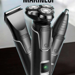 Mey İthalat® Yüksek Performanslı 3 Başlıklı Profesyonel Tıraş Makinesi