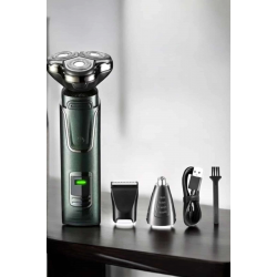 Mey İthalat® Yüksek Performanslı 3 Başlıklı Profesyonel Tıraş Makinesi