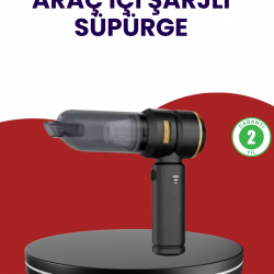 Mey İthalat® Yüksek Performanslı Araç İçi El Süpürgesi