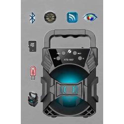 Mey İthalat® Yüksek Performanslı Bluetooth Hoparlör Kablosuz Taşınabilir