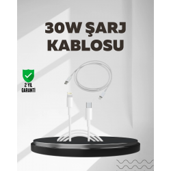 Mey İthalat® Yüksek Saflıkta Bakır Çekirdekli 30W Hızlı Şarj Kablosu
