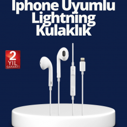 Mey İthalat® Yüksek Ses Kaliteli Mikrofonlu Kablolu Kulak İçi Kulaklık