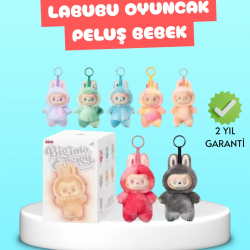 Mey İthalat® Yumuşak Dolgulu Labubu Karakter Peluş Oyuncak