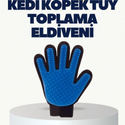 Mey İthalat® Yumuşak Silikonlu Kedi ve Köpek Tüy Toplama Eldiveni – Masaj Etkili Tüy Dökülme Önleyici