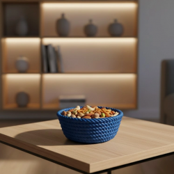 Mey İthalat® YUVARLAK ÇEREZLİK LACİVERT