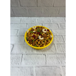 Mey İthalat® Yuvarlak Çerezlik Sarı Canlı Renkli Dekoratif Sunum Kasesi