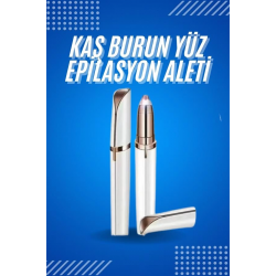 Mey İthalat® Yüz Epilatör Kıl Kaş Bıyık Tüy Alma Aleti Kaş Bıyık Alma Epilatörü