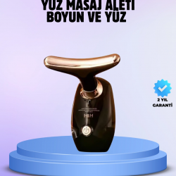 Mey İthalat® Yüz Masaj Aleti Boyun ve Yüz EMS Güzellik Cihazı Cilt Sıkılaştırma Cilt Gençleştirme Cihazı