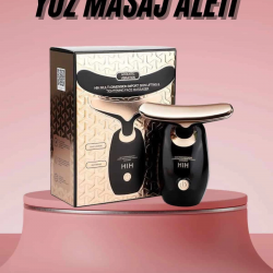 Mey İthalat® Yüz Ve Boyun Kırşıklık Giderici Ems Güzellik Cihazı Gıdık,Sarkma,Kırışıklık Yüz Masaj Aleti