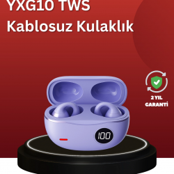 Mey İthalat® YXG10 Açık Kulak Bluetooth Kulaklık – Klipsli, Güvenli Spor Tasarım, 30 Saat Pil