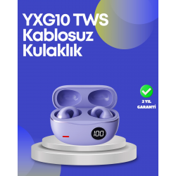 Mey İthalat® YXG10 Bluetooth Kulaklık – Cilt Dostu, Uzun Pil, Çift Dil Destekli Akıllı Tasarım