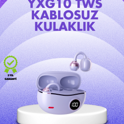 Mey İthalat® YXG10 Kablosuz Kulaklık – Bluetooth 5.4, Dokunmatik, LED Ekranlı Şarj Kutusu
