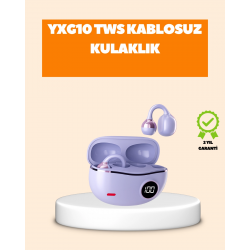 Mey İthalat® YXG10 Klipsli Açık Kulaklık – Spor İçin Uygun, APTX Ses, Ergonomik Yapı