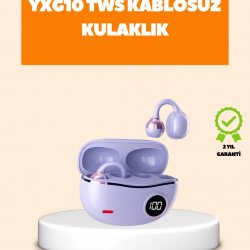 Mey İthalat® YXG10 Klipsli Açık Kulaklık – Spor İçin Uygun, APTX Ses, Ergonomik Yapı