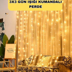 Mey İthalat® Zaman Ayarlı 8 Modlu Günışığı Perde Led Işık USB Çalışma