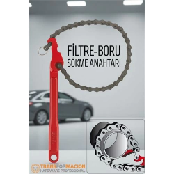 Mey İthalat® Zincirli Filtre Sökme Anahtarı - Boru Sökme Anahtarı
