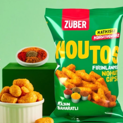 Mey İthalat® Fırın Nohut Cipsi 55 Gr Kajun Baharatlı