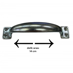 Mey İthalat® Boş Kulp No 165 14 cm Delik Arası