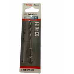 Mey İthalat® Bosch Point TeQ Altıgen Şaftlı Hss Matkap Ucu 4 mm