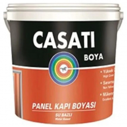 Mey İthalat® Casati Su Bazlı Panel Kapı Boyası Beyaz 2,5 Litre