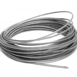 Mey İthalat® Çelik Halat 5 mm 10 Metre (6X7 K.ÖZ)