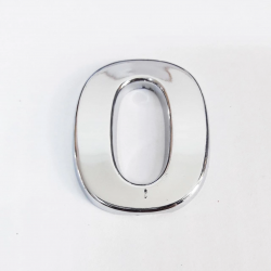 Mey İthalat® Cemax 0 Rakamı 3,75 cm Krom Yapışkanlı