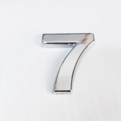 Mey İthalat® Cemax 7 Rakamı 3,75 cm Krom Yapışkanlı