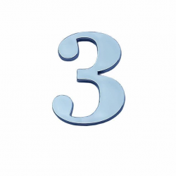 Mey İthalat® Cemax Villa Boy 3 Rakamı 8,5 cm Yapışkanlı