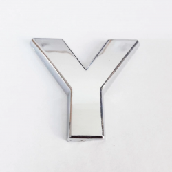 Mey İthalat® Cemax Y Harfi  3,75 cm Krom Yapışkanlı