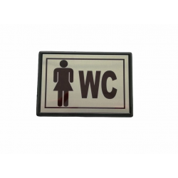 Mey İthalat® Cemax Yönlendirme Büyük WC Bayan 13X8,5 cm